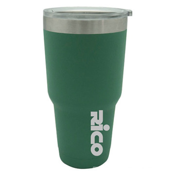 Travel Stainless Steel Vacuum Auto Mug 30oz Green as Professional as Yeti